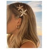 image:imageMAKEMECHIC Womens 23 Pcs Starfish Hair Clips Pearl Barrettes Hairpins Summer Beach Hair Accessories Gold OneSizeMulticolor