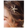 image:imageMAKEMECHIC Womens 23 Pcs Starfish Hair Clips Pearl Barrettes Hairpins Summer Beach Hair Accessories Gold OneSizeMulticolor
