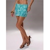 image:imageMAKEMECHIC Womens Floral Sequin Sparkly Mini Skirt Low Waist Bodycon Party Short SkirtsBlue