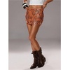 image:imageMAKEMECHIC Womens Floral Sequin Sparkly Mini Skirt Low Waist Bodycon Party Short SkirtsOrange