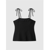 image:imageMAKEMECHIC Womens Sleeveless Cami Top Tie Shoulder Spaghetti Strap Backless Summer Y2K Crop TopsBlack