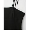 image:imageMAKEMECHIC Womens Sleeveless Cami Top Tie Shoulder Spaghetti Strap Backless Summer Y2K Crop TopsBlack