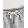 image:imageMakeMeChic Girls Camo Sweatpants Elastic Waist Wide Leg Baggy PantsGrey