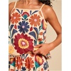 image:imageMakeMeChic Womens 2 Piece Sets 2026 Summer Matching Lounge Short Set Tropical Resort Travel Vacation OutfitsMulticolor