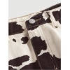 image:imageMakeMeChic Womens Cow Print Denim Skirt Mid Waist Y2k Cowgirl Jean Mini SkirtsMulticolor