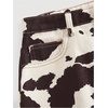 image:imageMakeMeChic Womens Cow Print Denim Skirt Mid Waist Y2k Cowgirl Jean Mini SkirtsMulticolor