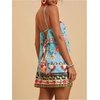 image:imageMakeMeChic Womens Halter Dresses Summer Beach Backless Tropical Vacation Caribbean Outfits Boho Mini DressesMulticolor C