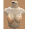 image:imageMakeMeChic Womens Invisible Sticky Bra Push Up No Show Adhesive Bras with Halter Clear StrapApricot