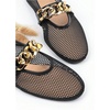 image:imageMakeMeChic Womens Lace Mesh Ballet Flats Comfortable Summer Dressy Flats Square Closed Toe ShoesBlack C