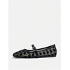 image:imageMakeMeChic Womens Lace Mesh Ballet Flats Comfortable Summer Dressy Flats Square Closed Toe ShoesBlack Dots