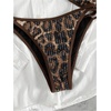 image:imageMakeMeChic Womens Micro Tanning Bikini Sets Cheetah Gingham Sexy Tiny Bathing Suit SwimsuitSequin Leopard