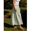 image:imageMakeMeChic Womens Plaid Gingham Maxi Skirt Low Waist Flowy Long SkirtsGreen