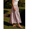image:imageMakeMeChic Womens Plaid Gingham Maxi Skirt Low Waist Flowy Long SkirtsPink