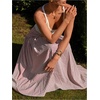 image:imageMakeMeChic Womens Plaid Gingham Maxi Skirt Low Waist Flowy Long SkirtsPink
