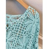 image:imageMakeMeChic Womens Plus Size Crochet Boho Tops Summer Vacation Beach Cover Ups SweaterBlue