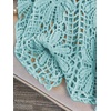image:imageMakeMeChic Womens Plus Size Crochet Boho Tops Summer Vacation Beach Cover Ups SweaterBlue