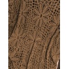image:imageMakeMeChic Womens Plus Size Crochet Boho Tops Summer Vacation Beach Cover Ups SweaterDark Khaki