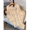 image:imageMakeMeChic Womens Plus Size Crochet Boho Tops Summer Vacation Beach Cover Ups SweaterPlus Beige