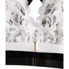 image:imageMakeMeChic Womens Plus Size Lace Bralette Front Closure Bras Wireless Deep V Triangle Sexy Lace BraBlackWhite