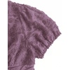 image:imageMakeMeChic Womens Plus Size Sexy Peplum Lace Tops Floral Sheer Mesh Going Out Tops Low Cut Short Sleeve TShirtDark Purple