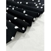 image:imageMakeMeChic Womens Polka Dots Bubble Dress Deep V Neck Ruched Ruffle Summer Mini DressesBlack