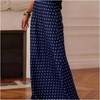 image:imageMakeMeChic Womens Polka Dots Maxi Skirt High Waisted A Line Flowy Long SkirtsRoyal Blue
