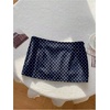 image:imageMakeMeChic Womens Polka Dots Mini Skirt Low Waisted Bodycon Summer Y2K Cute Micro SkirtsDark Blue