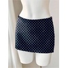image:imageMakeMeChic Womens Polka Dots Mini Skirt Low Waisted Bodycon Summer Y2K Cute Micro SkirtsDark Blue