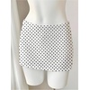 image:imageMakeMeChic Womens Polka Dots Mini Skirt Low Waisted Bodycon Summer Y2K Cute Micro SkirtsWhite