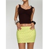 image:imageMakeMeChic Womens Polka Dots Mini Skirt Low Waisted Bodycon Summer Y2K Cute Micro SkirtsYellow