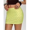 image:imageMakeMeChic Womens Polka Dots Mini Skirt Low Waisted Bodycon Summer Y2K Cute Micro SkirtsYellow