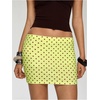 image:imageMakeMeChic Womens Polka Dots Mini Skirt Low Waisted Bodycon Summer Y2K Cute Micro SkirtsYellow