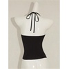 image:imageMakeMeChic Womens Sequin Halter Tops Y2K Going Out Floral Tank Tops Backless Sleeveless Crop TopsBlack and Silver