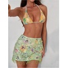 image:imageMakeMeChic Womens Sequin Mini Skirt Y2K Sparkly Micro Pencil SkirtMint Green