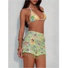 image:imageMakeMeChic Womens Sequin Mini Skirt Y2K Sparkly Micro Pencil SkirtMint Green