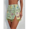 image:imageMakeMeChic Womens Sequin Mini Skirt Y2K Sparkly Micro Pencil SkirtMint Green
