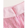 image:imageMakeMeChic Womens Sequin Skirt Sparkle Dance Concert Outfits Fringe Cowgirl Party Mini SkortsPink