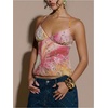 image:imageMakeMeChic Womens Sequin Sparkly Halter Crop Tops Floral Backless Summer Party Tank Y2KMulticolor