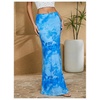 image:imageMakeMeChic Womens Summer Beach Maxi Skirt Y2k Floral Boho Flowy Long SkirtBlue