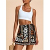 image:imageMakeMeChic Womens Summer Boho Wrap Mini Skirt Beach Vacation Short SkirtsBoho Black Floral