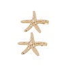 image:imageMAKEMECHIC Womens 23 Pcs Starfish Hair Clips Pearl Barrettes Hairpins Summer Beach Hair Accessories Gold OneSizeGold
