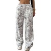 image:imageMakeMeChic Girls Camo Sweatpants Elastic Waist Wide Leg Baggy PantsMulticolor