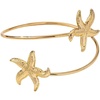 image:imageMakeMeChic Womens Bracelets Arm Cuff Upper Arm Flower Gold Bangles JewelryStar Gold