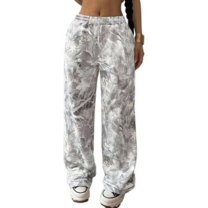 image:imageMakeMeChic Girls Camo Sweatpants Elastic Waist Wide Leg Baggy PantsMulticolor