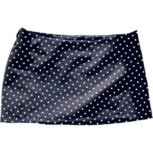 image:imageMakeMeChic Womens Polka Dots Mini Skirt Low Waisted Bodycon Summer Y2K Cute Micro SkirtsDark Blue