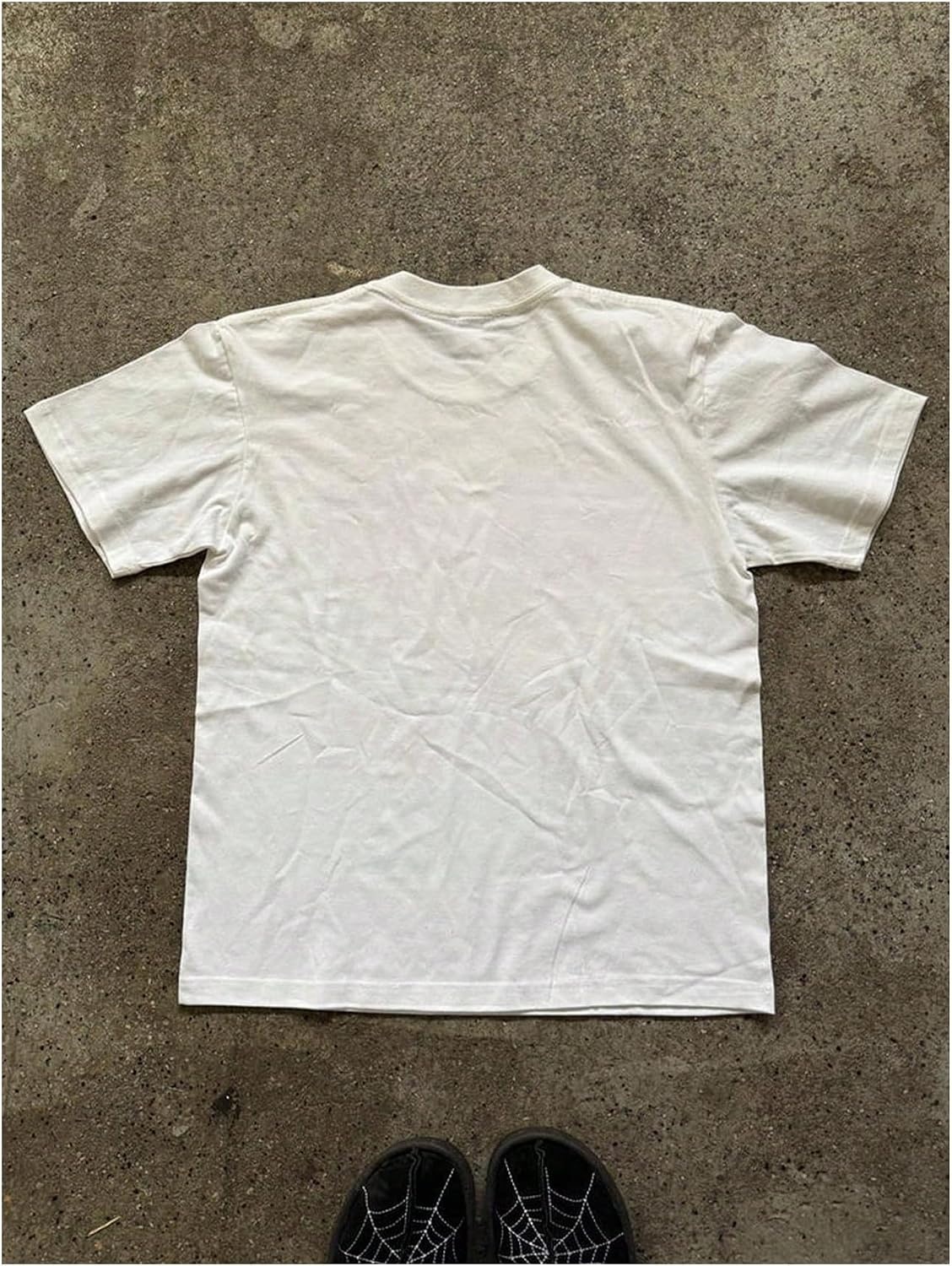 image:imageMakeMeChic Womens Oversized Graphic Tees Y2k Vintage Tops Short Sleeve Summer T Shirt StreetwearWhite
