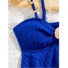 image:imageMakeMeChic Toddler Girls Two Piece Swimsuit Seashell Ruffle Textured Beach Bikini SetBlue Seashell