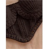 image:imageMakeMeChic Womens 2 Piece Sets Crochet Crop Tank Tops Mini Skirt Set Summer Beach Vacation OutiftsCoffee Brown