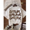 image:imageMakeMeChic Womens Graphic Tees Cheetah Print T Shirt Tops Y2k Crew Neck Short Sleeve Summer TopsWhite