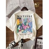 image:imageMakeMeChic Womens Graphic Tees T Shirts Vintage Summer Casual TopsApricot